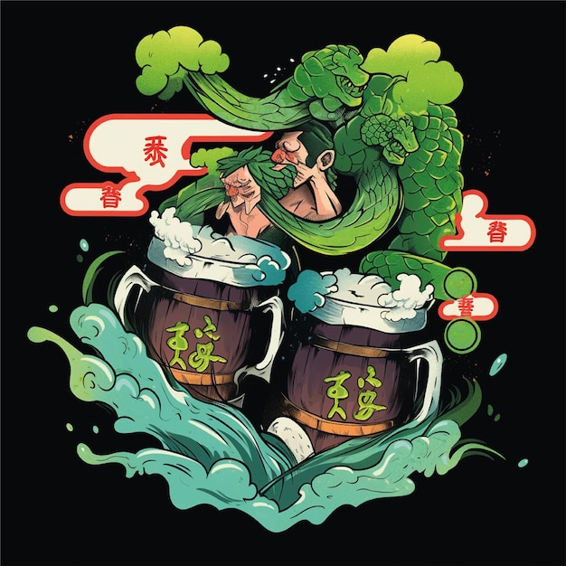 Foto t-shirt bierfestival ontwerp vector illustratie