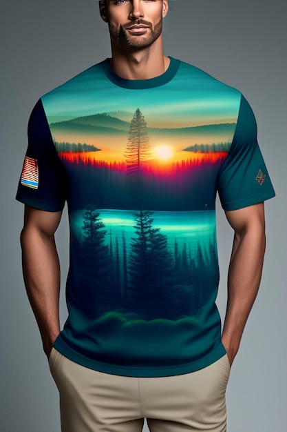 T shirt design idea with so beautiful mockup