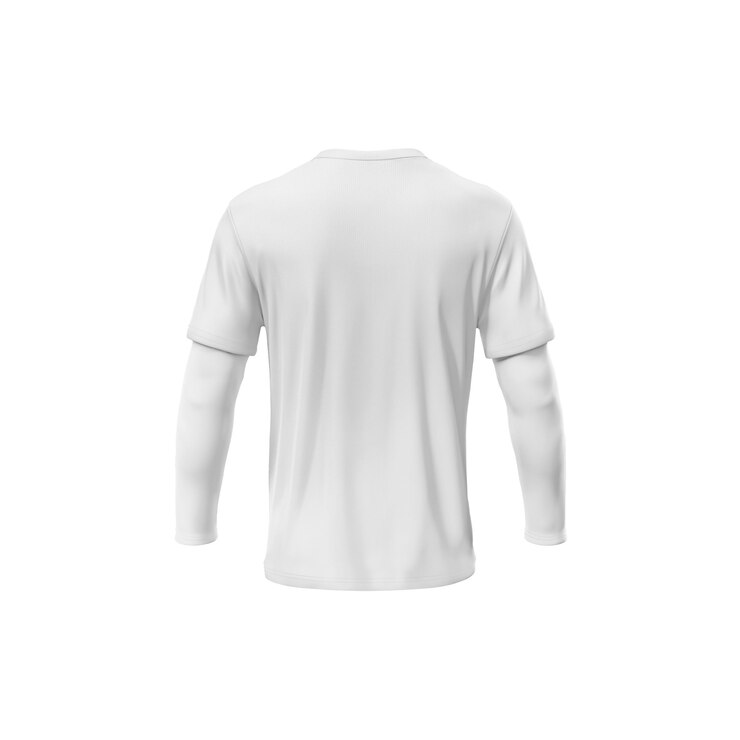 Foto t-shirt met dubbele mouwen achterkant