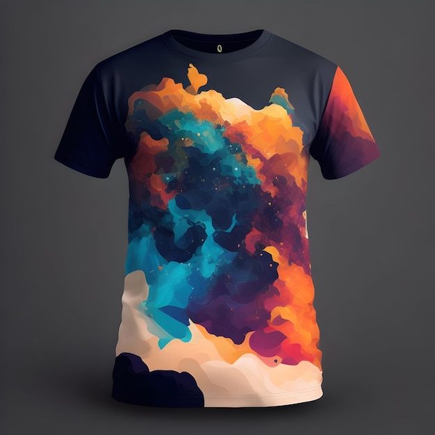 t-shirt mockup gegenereerd