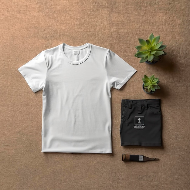 Photo t shirt mockup generative ai