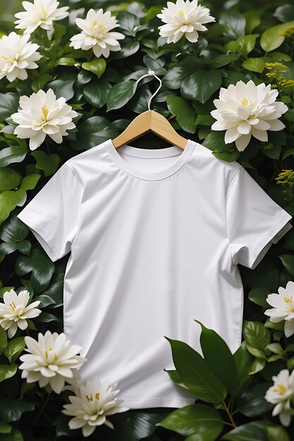 Photo t shirt mockup