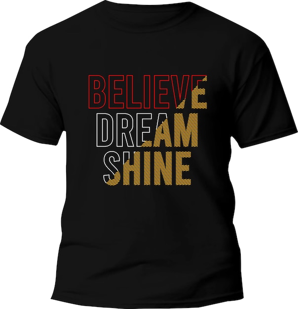 t-shirt typografieontwerp om af te drukken