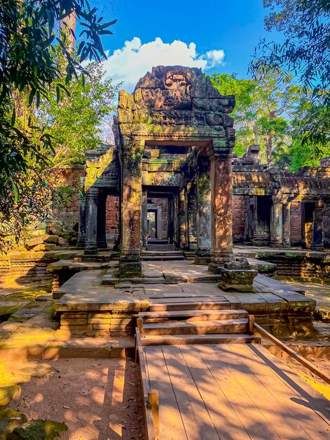 Ta Prohm a mysterious temple of the Khmer civilization located on the territory of Angkor in Cambodia