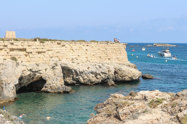 Tabarca island in Costa Blanca Mediterranean - Spain