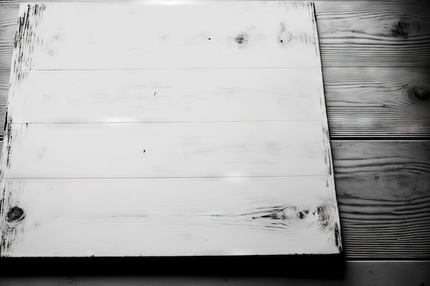 Tabel textuur van oude houten planken wit geschilderd
