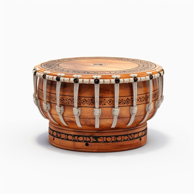 Tabla with white background high quality ultra hd