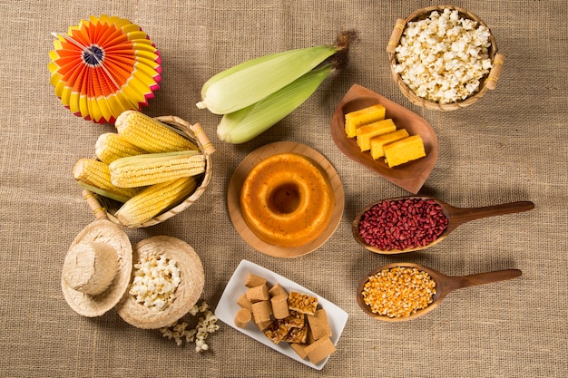 Photo table of brazilian festa junina