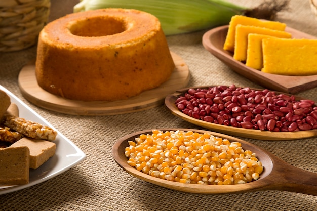 Photo table of brazilian festa junina