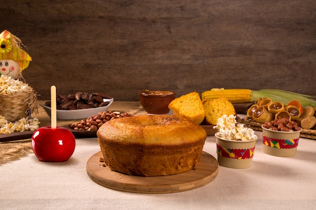 Photo table of brazilian festa junina