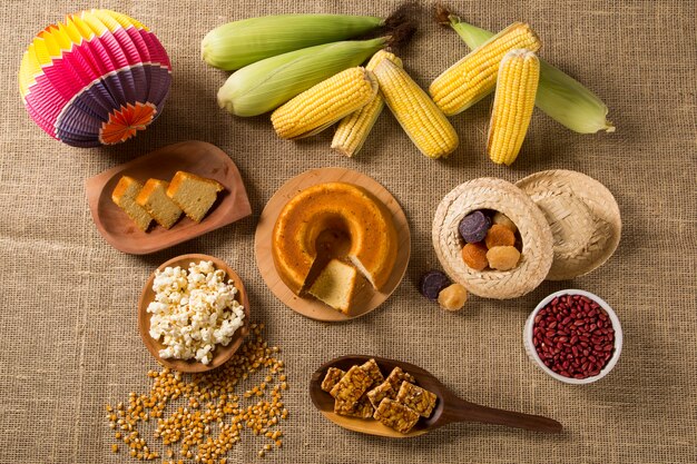 Photo table of brazilian festa junina