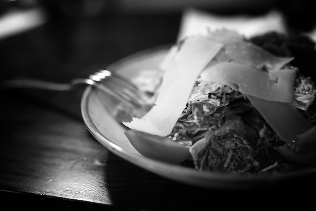 A table in a cafe objects