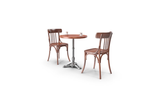 카페용 테이블과 의자