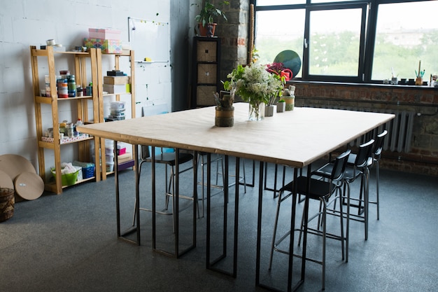 Table in Design Apartment