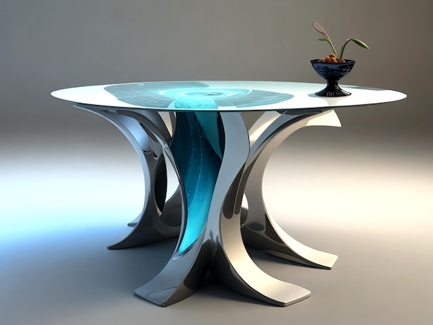 未来のテーブルのデザイン