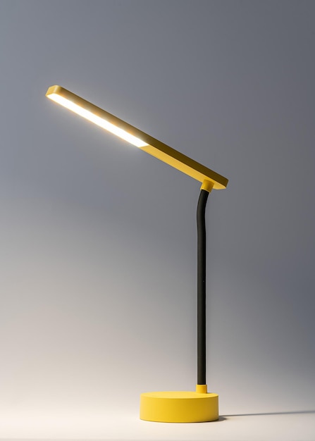 Table lamp on a dark background