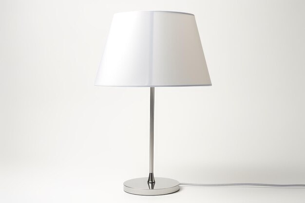 Table lamp isolated on white background