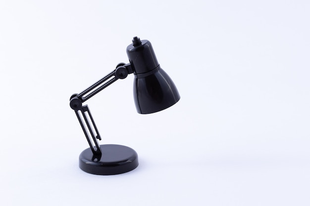 Настольная лампа мини модель маленькая черная настольная лампа