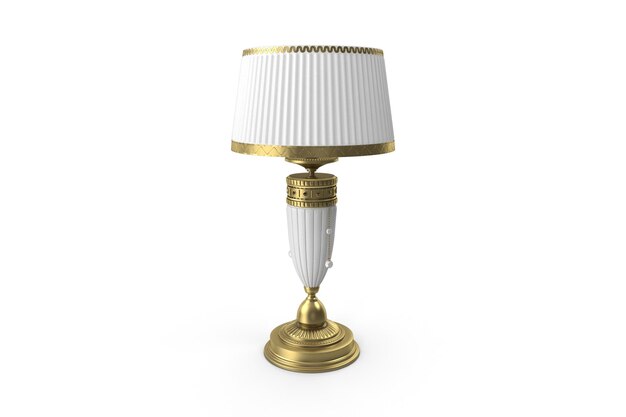 Table Lamp White 3d Design