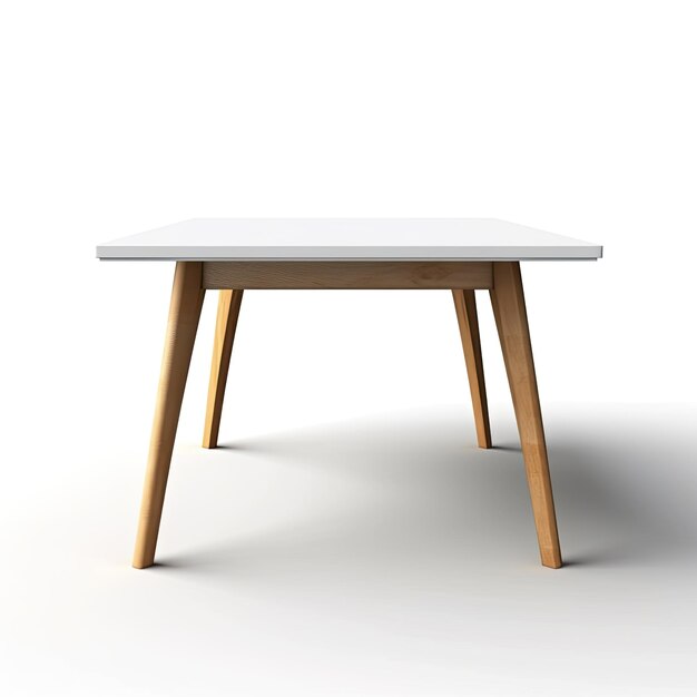 table modern Scandinavian interior furniture minimalism wood light simple ikea studio photo