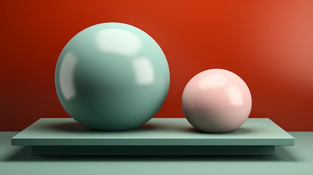 table tennis ball render