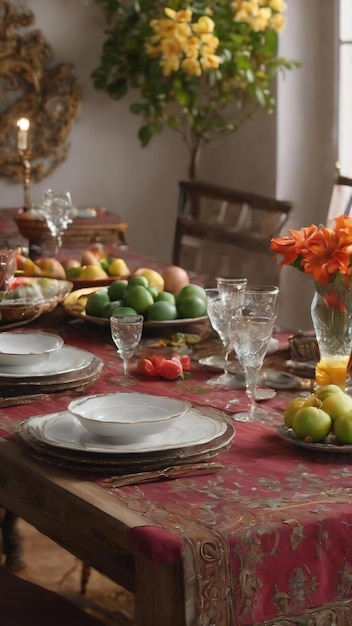 Table top with background