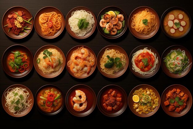 a table topped with lots of different types of food