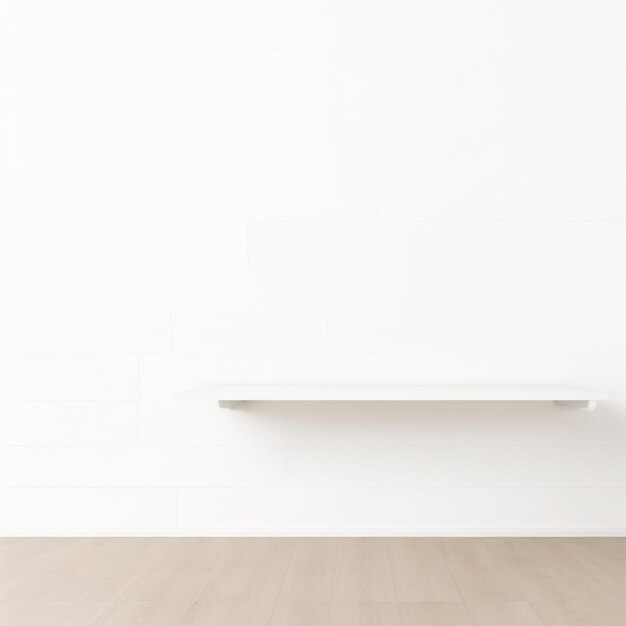 table on white background