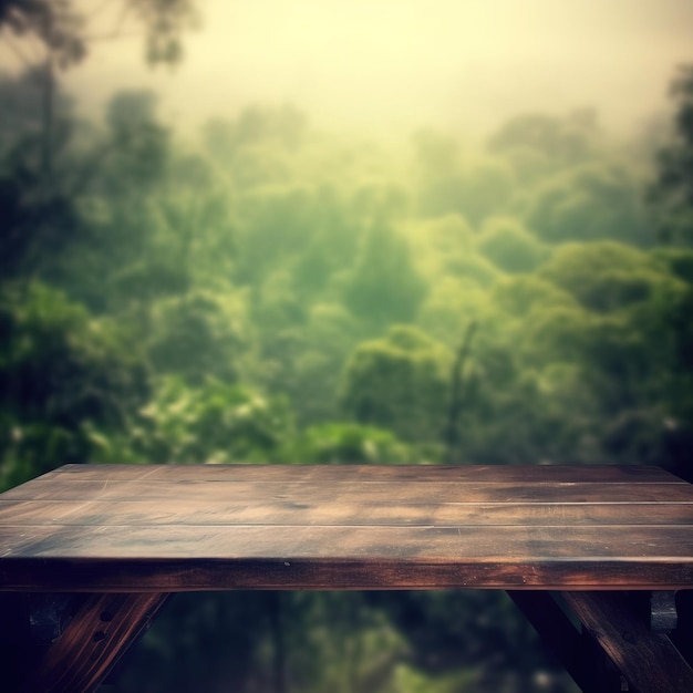 A table with the word jungle on it