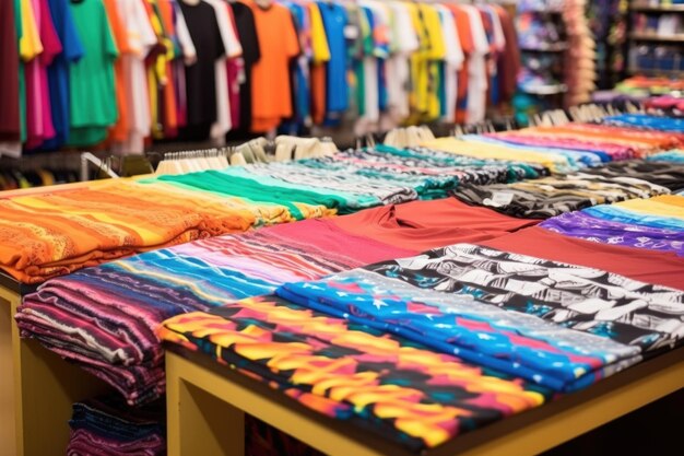 Premium Photo Tables With Different Types Of Athletic Wear Patterns premium-photo-tables-with-different-types-of-athletic-wear-patterns