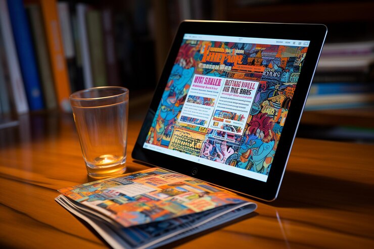 Photo タブレットで漫画やグラフィックノベルアプリを表示する