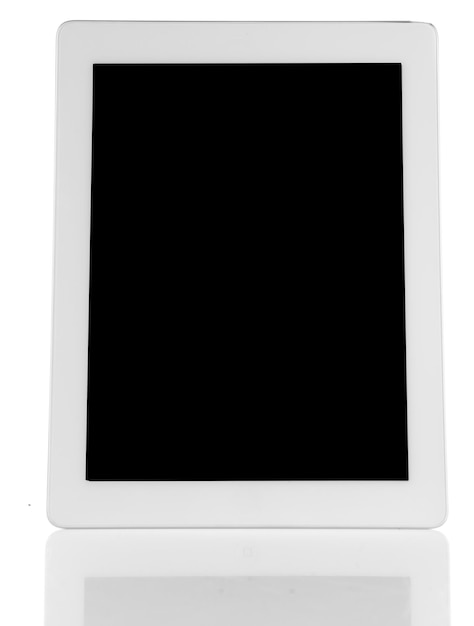 Tablet isolated on white