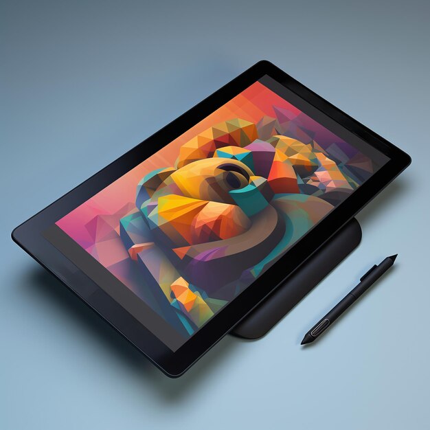 Foto tablet met iconen