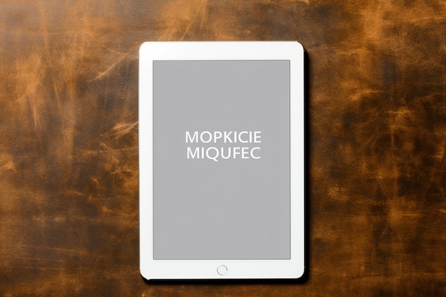 Photo tablet mockup blank screen