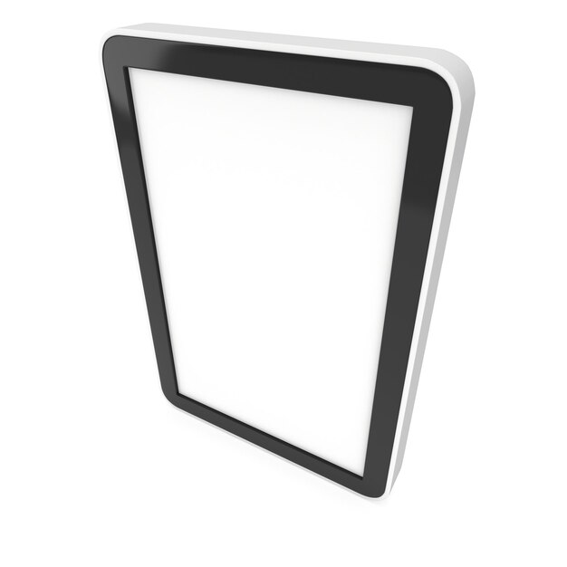 Tablet pc computer with blank screen