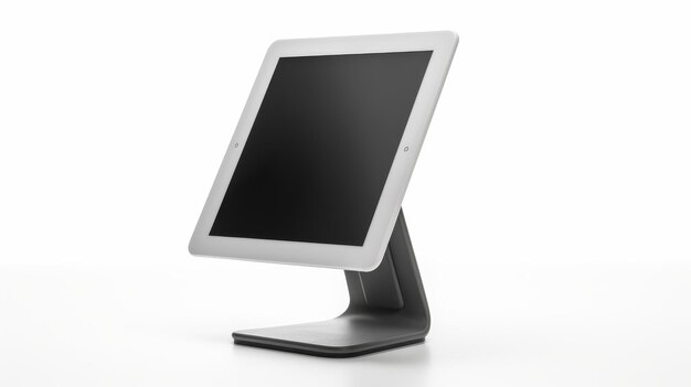 Tablet stand isolated on white background