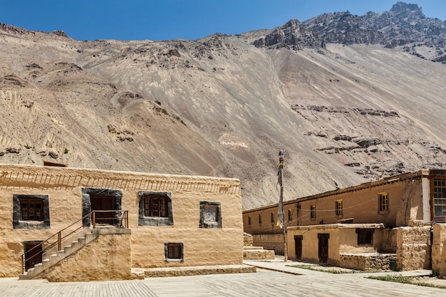 Tabo monastery in tabo village spiti valley himachal pradesh india