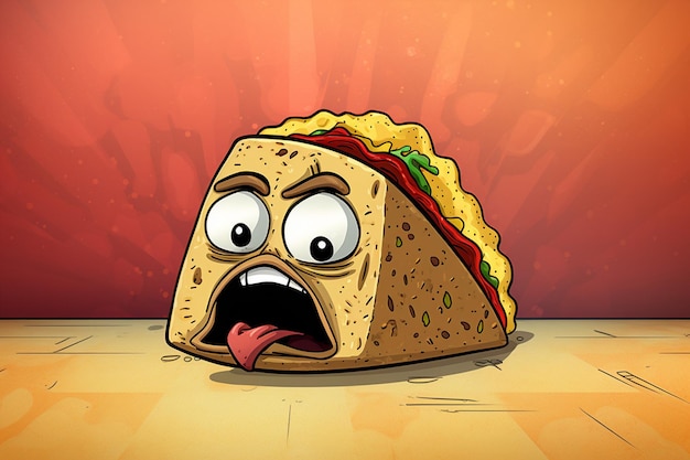 Photo taco anime angry