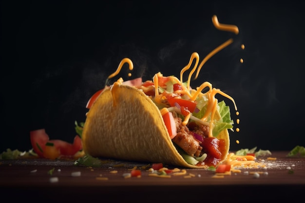 Taco food fastfood Generate Ai