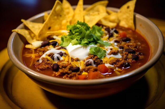 Ricetta messicana della zuppa di taco