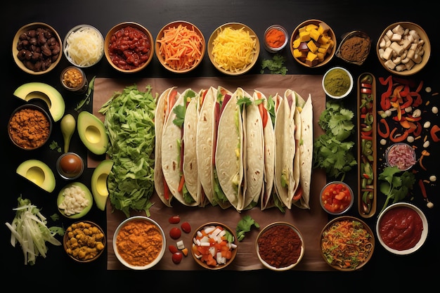 Photo taco temptations a visual journey into vegan