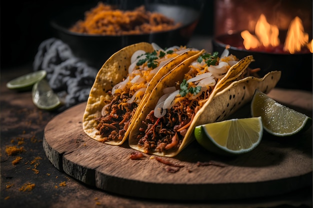 Tacos al Pastor food photography collection features high-quality images that bring the delicious.