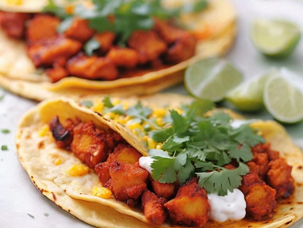 Tacos Al Pastor Mexican Food Image