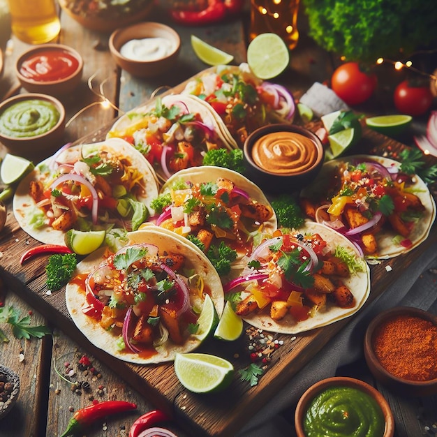 Tacos Mexicaans voedsel beeld