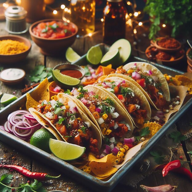 Tacos Mexican food image