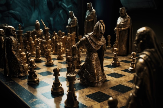 戦術的な対決 チェスのピース 戦略的な対戦 戦略的対戦