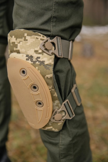 Tactieke kniebeschermers beschermen de benen van soldaten en krijgers Camouflage-uitrusting voor gemak