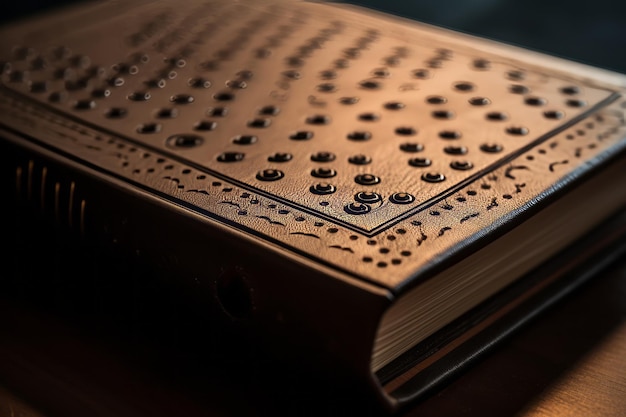Tactile taal onthuld Het verkennen van de ingewikkeldheden van een Braille-boek
