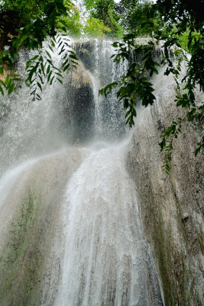 Tad Mok Waterfall, Lampang, Thailand. Nature Landscape.