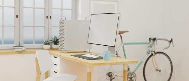 Foto tafel en stoelen tegen de muur